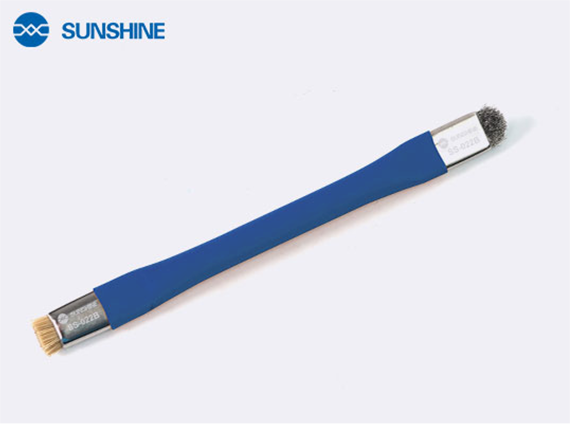 Кисточка (щетка 2в1) синий SUNSHINE SS-022B